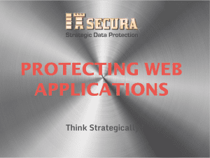 Securing Web Applications Webinar